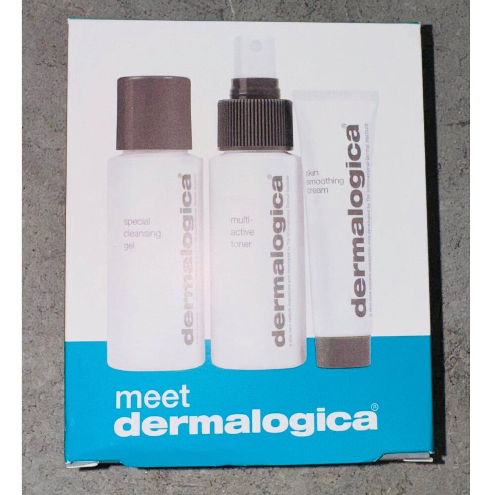 Special Cleansing Gel 1.7oz, Skin Smoothing Cream 1.7oz, Muti-active Toner .75oz
